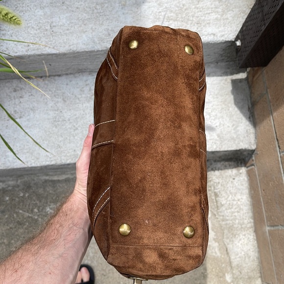 Coach Y2K Hampton Gallery suede tote - Picture 7 of 15